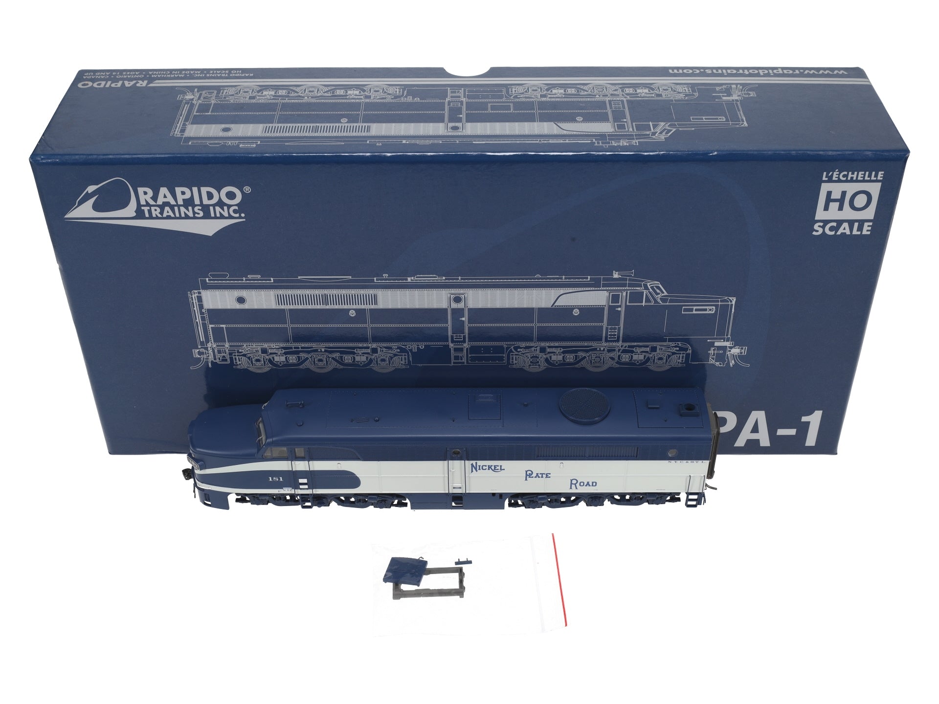Rapido 023504 HO Scale ALCo PA-1 / PB-1 Santa Fe ATSF 54L/A with DCC a - White Rose Hobbies