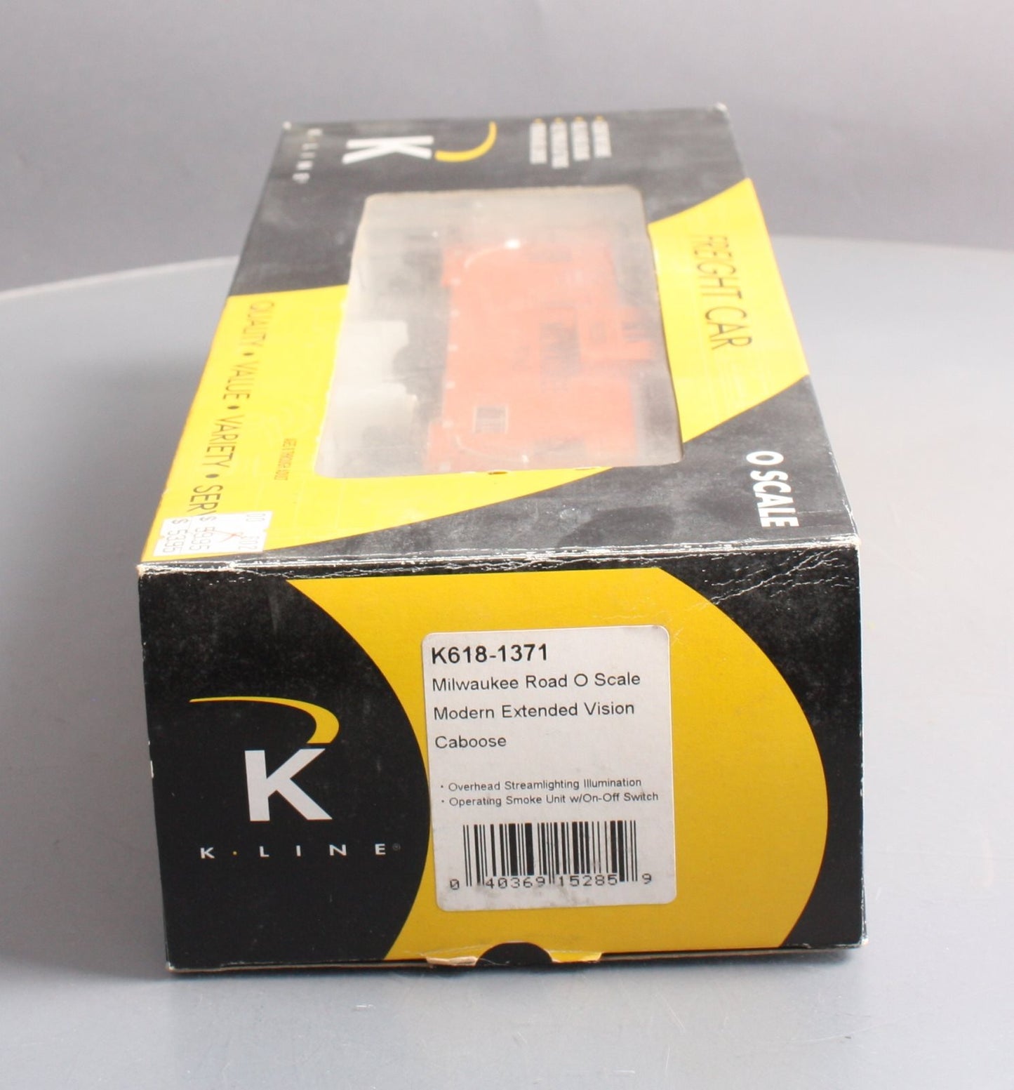 K-Line K618-1371 O Milwaukee Road Modern Illuminated Caboose NIB