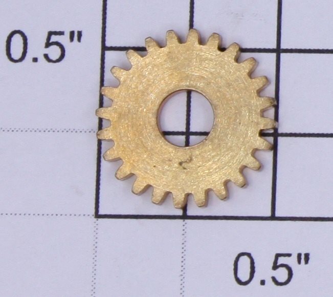 Lionel 3459-19 17/32" x 5/32" Brass Gear for Dump Car