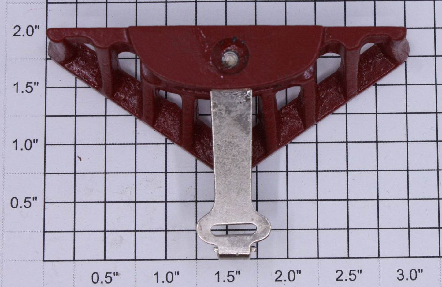 Lionel 33-23 Standard Gauge Diecast Red Pilot / Cowcatcher with18-4 Coupler