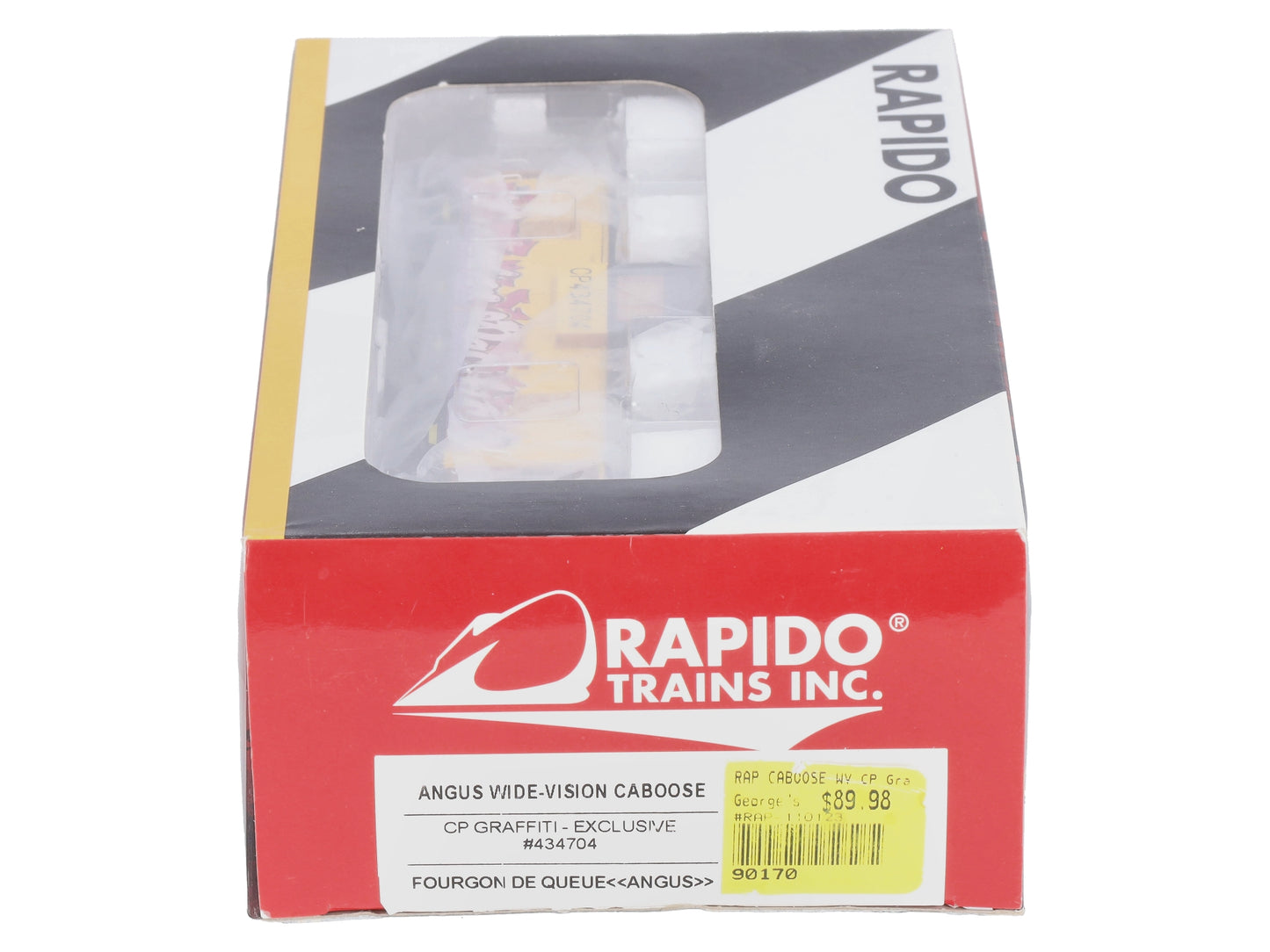 Rapido Trains 110123 HO CP Graffiti Angus Wide-Vision Caboose #434704 LN/Box