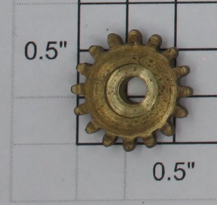 Lionel 8000-1X Brass Gear with Square Boss