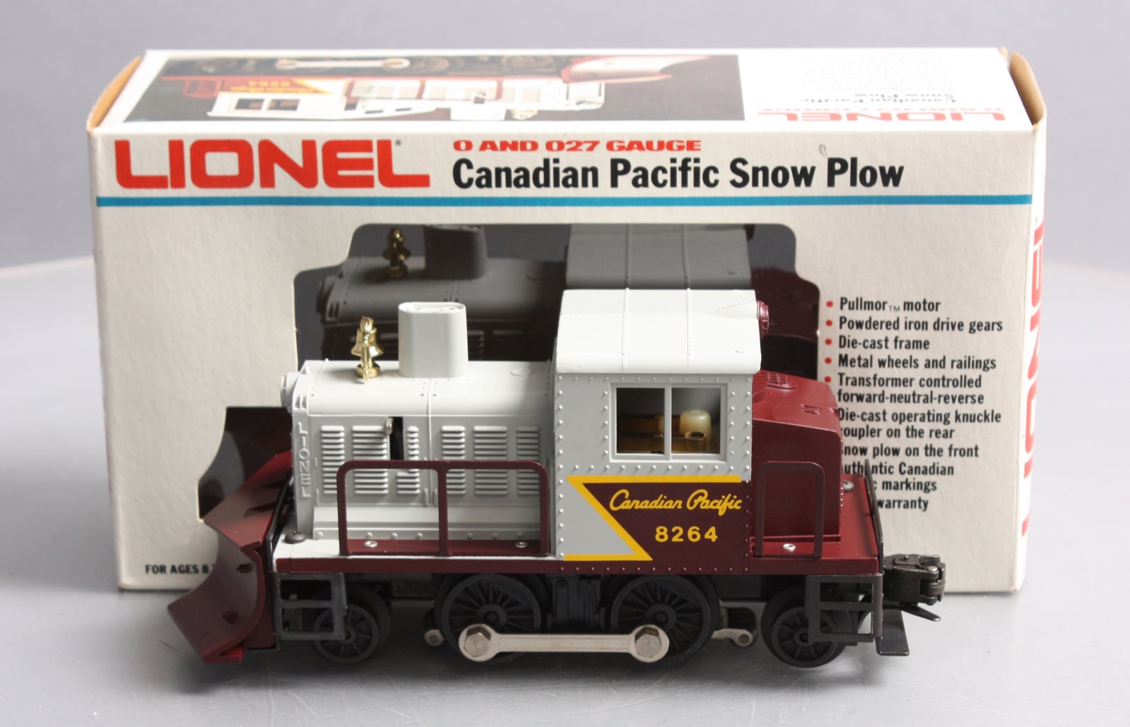 Lionel 6-8264 O Gauge Canadian Pacific Diesel Snowplow Locomotive