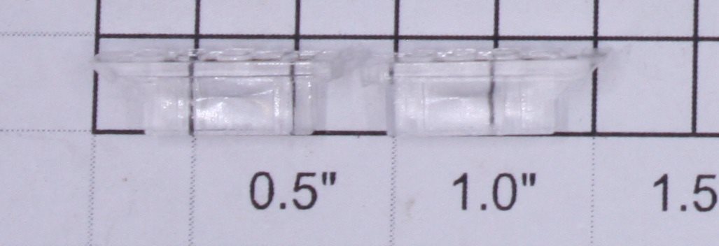 Lionel 8054-6/10 Clear Raised Number Marker Lens/Number Board (Pair of 2)