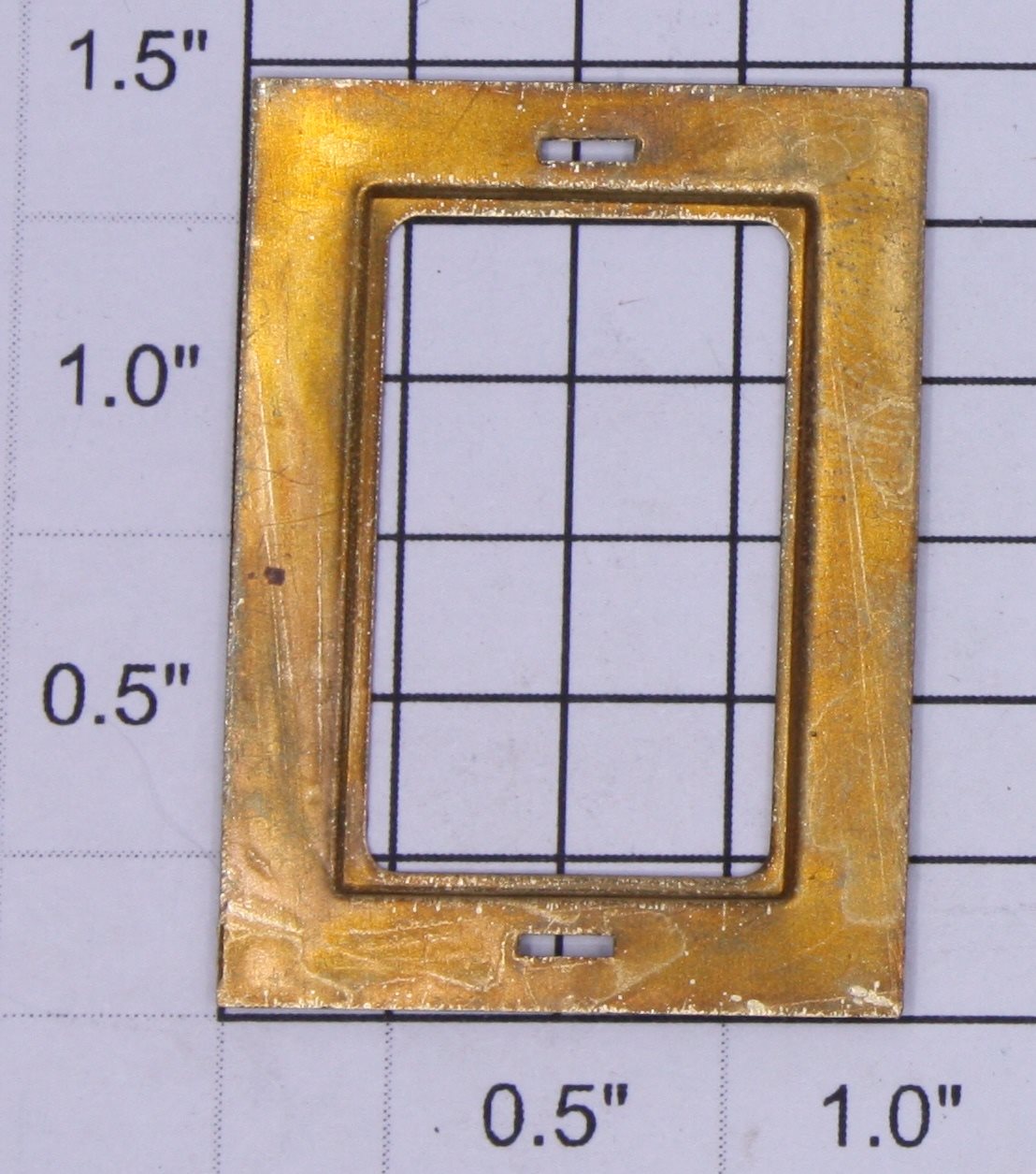 Lionel 217-4 Brass Window Frame Insert