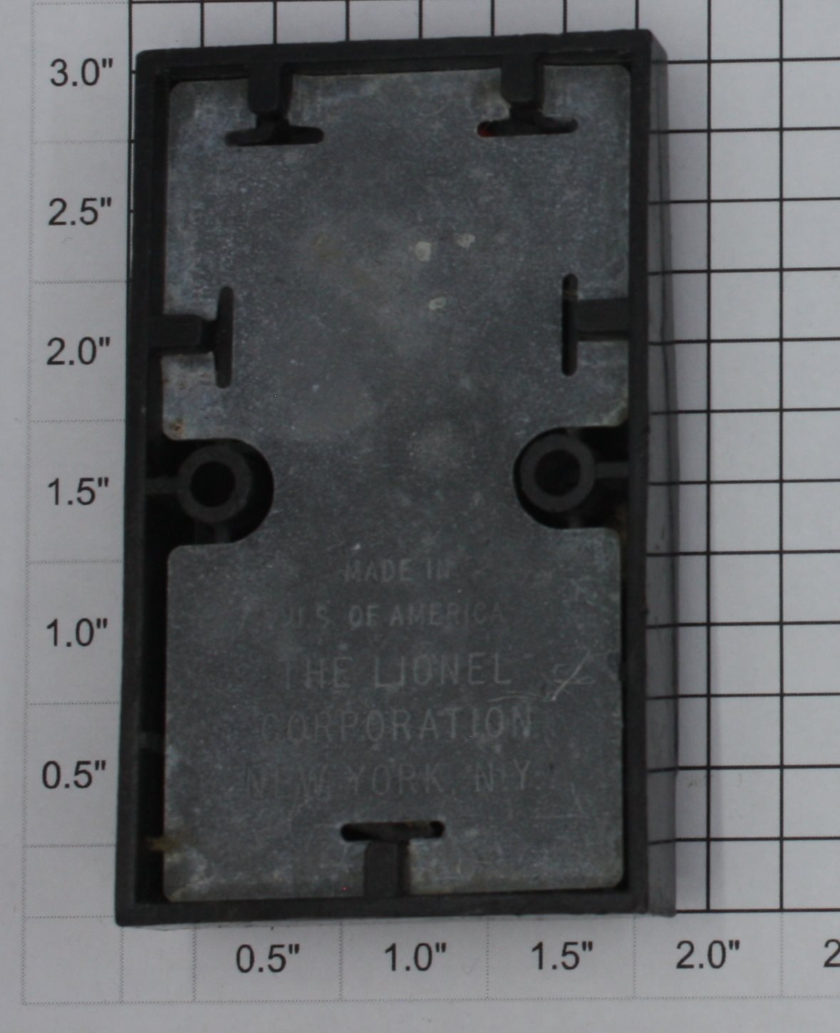 Lionel 90C O Gauge Control Switch with Crosshatch Front
