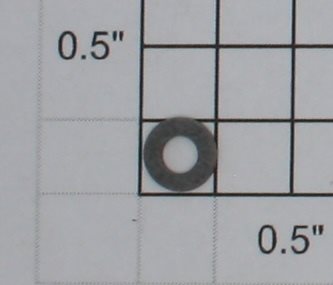 Lionel 2026-120 1/4" Gray Armature Fiber Washer