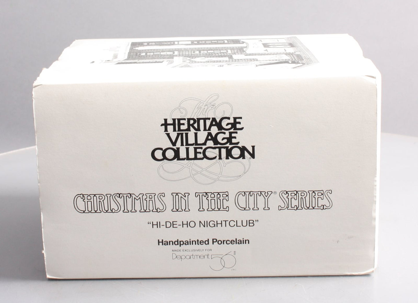 Dept 56 58884 Heritage Village " HI-DE-HO Nightclub" Porcelain Lighted Building LN/Box