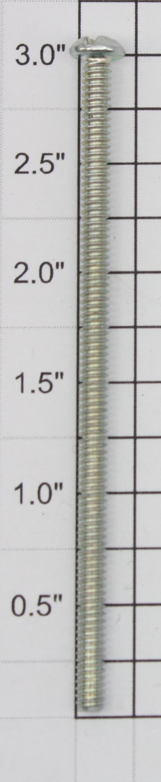 Lionel #6-32 X 2-15/16" Aluminum Round Phillips Head Screw