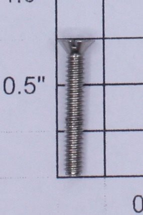 Lionel #4-40 x 1-15/64" Nickel Slotted Flat Head Screw