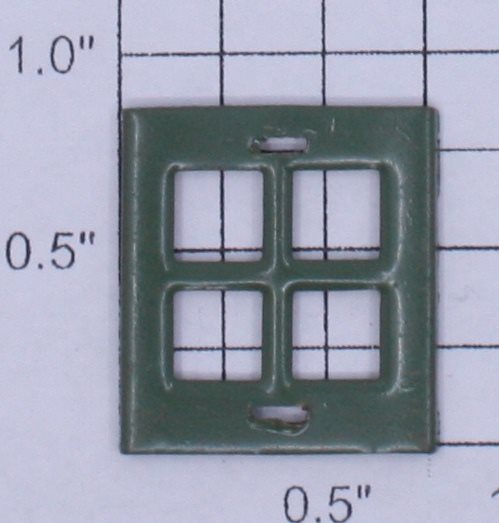 Lionel 260E-60 Painted Green Window Fits: 260E, 261, 262