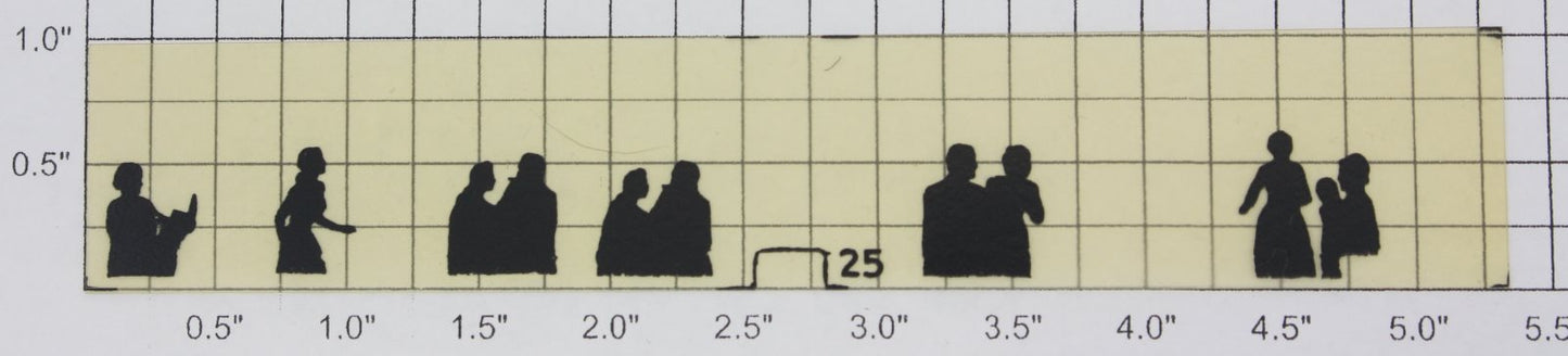 Lionel 25 Observation end Window strip for back of the Observation car