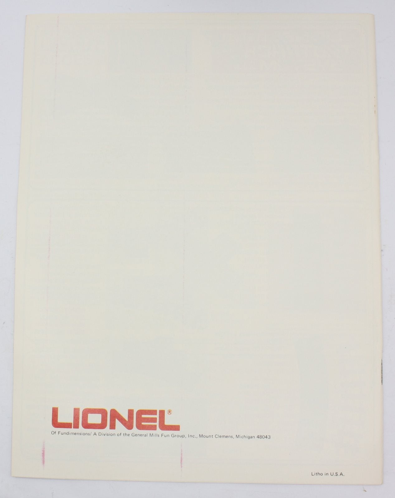 Lionel 1974-A Lionel 1974 Consumer Catalog - MINT