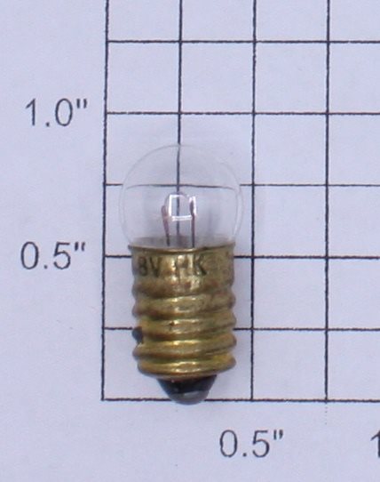 Lionel 50 7.5 Volt Screw Base Clear Small Globe Light Bulb