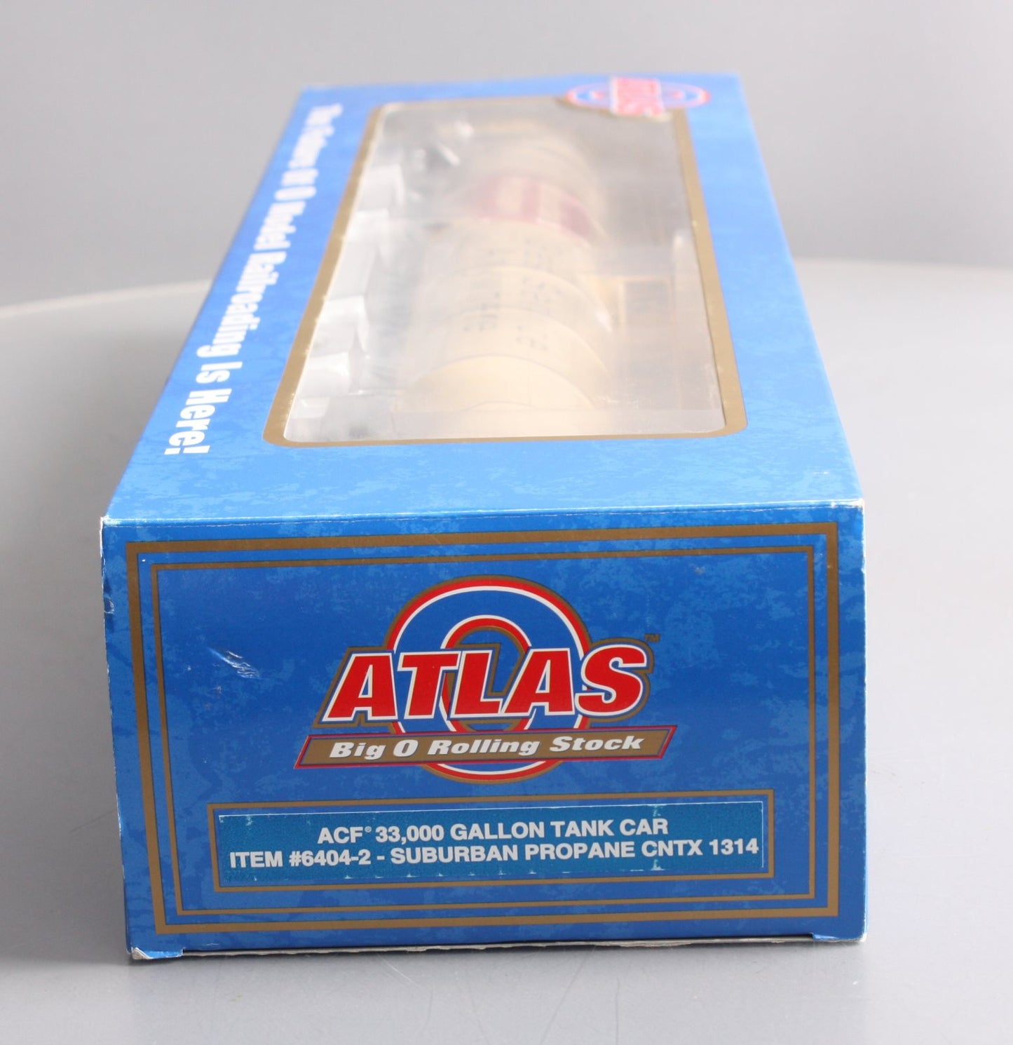 Atlas 6404-2 O Gauge Surburban Propane 33,000 Gallon Tank Car #1314 (3-Rail) EX/Box