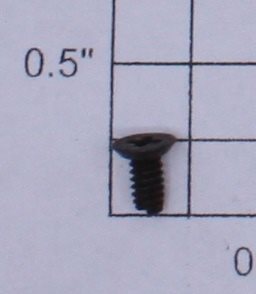 Lionel 9700-25 #4-36 x 1/4" Black Phillips Flat Head Machine Screw