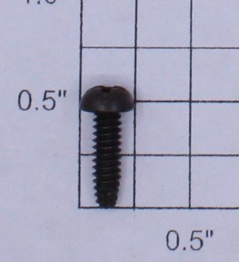 Lionel 128-72 #6 x 9/16" Black Phillips Round Head Self Tapping Screw