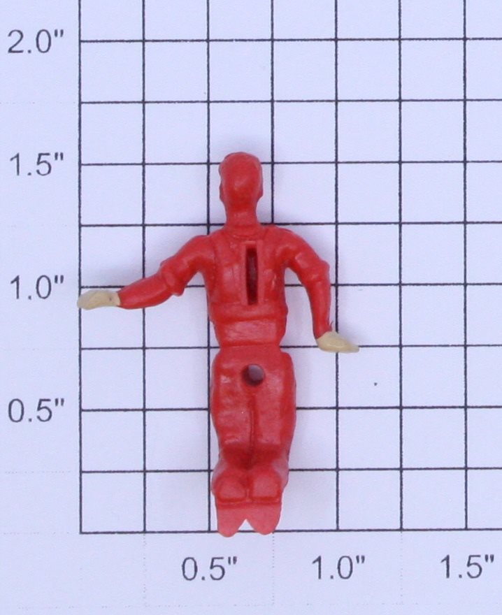Lionel 50-84 Red Fixed Gang Car Crew Man Figure