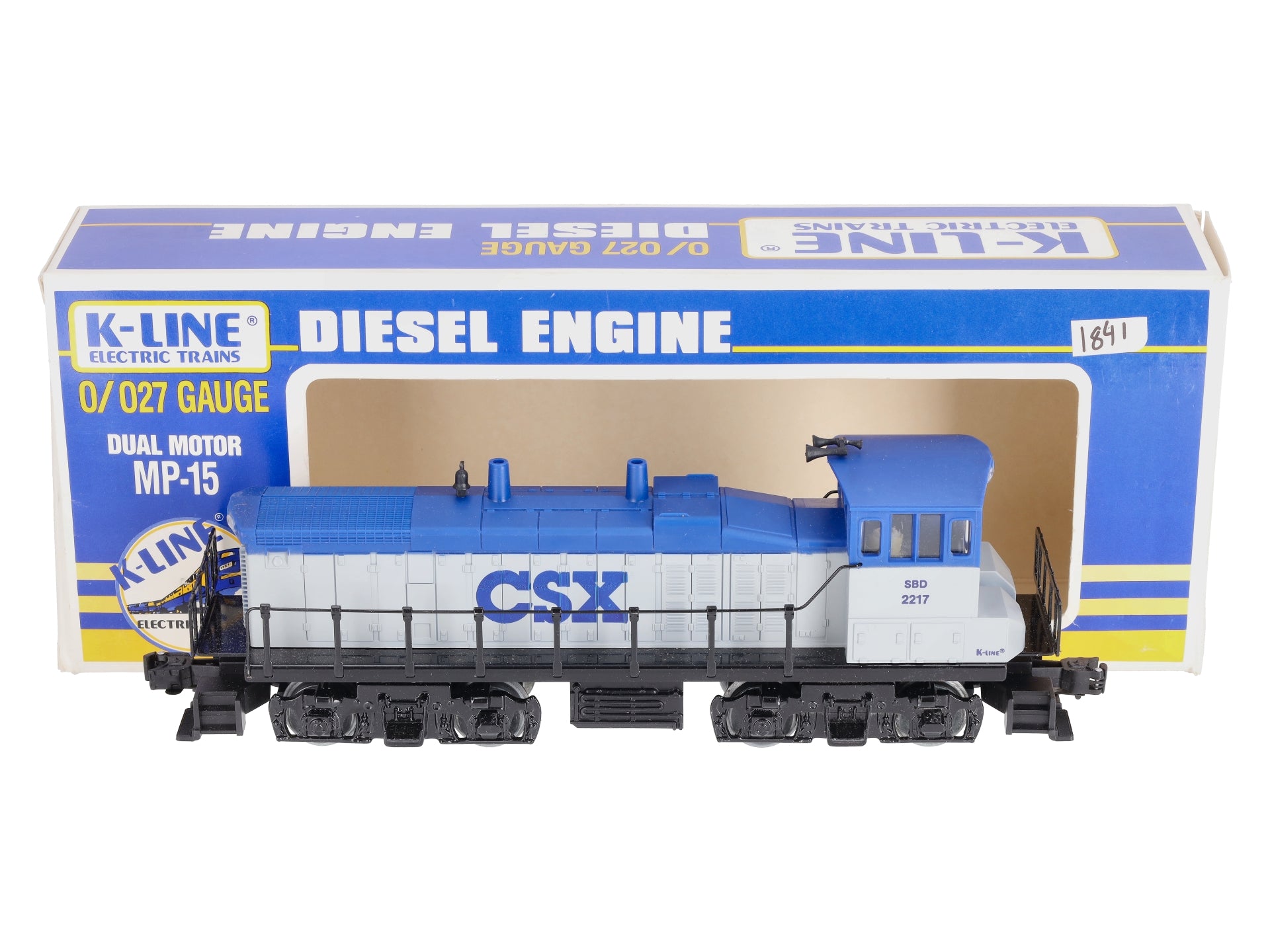 K-Line K2217 O Gauge CSX MP-15 Diesel Switcher #2217 – Trainz