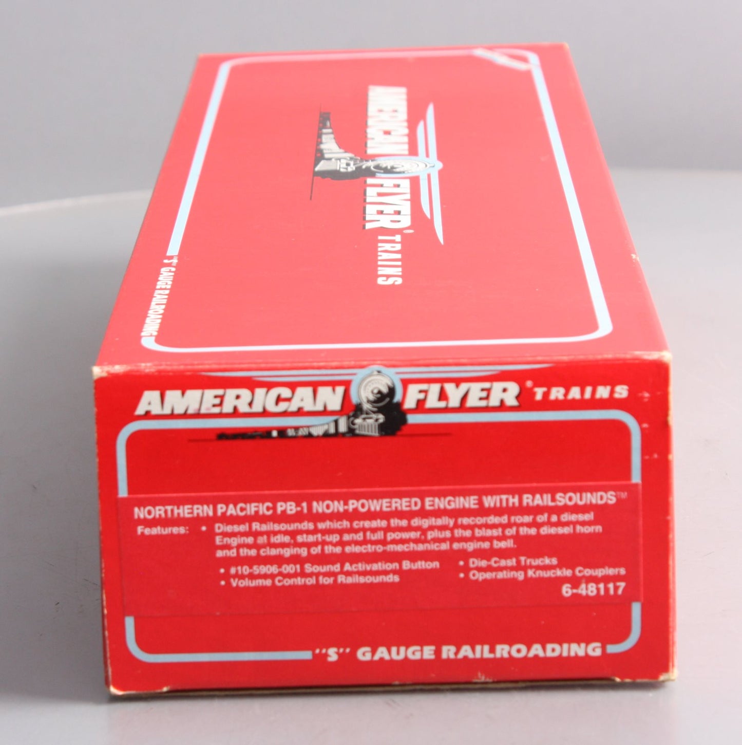 American Flyer 6-48117 S Northern Pacific PB-1 Non-Powered Diesel w/Railsounds LN/Box