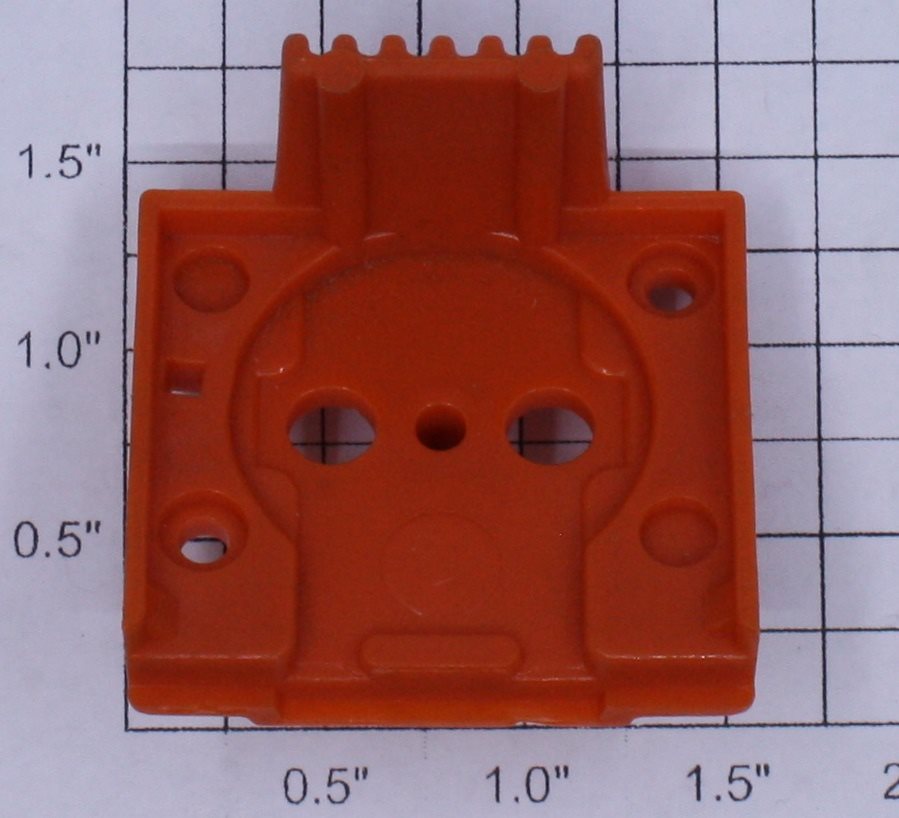 Lionel 50-59 Orange Gang Car Brush Plate Frame Only