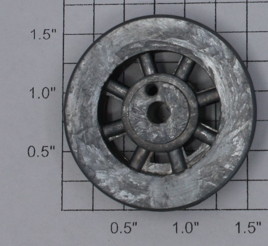 Lionel SLS-257-7 Black Spoked Plain Drive Wheel with Siderod Boss