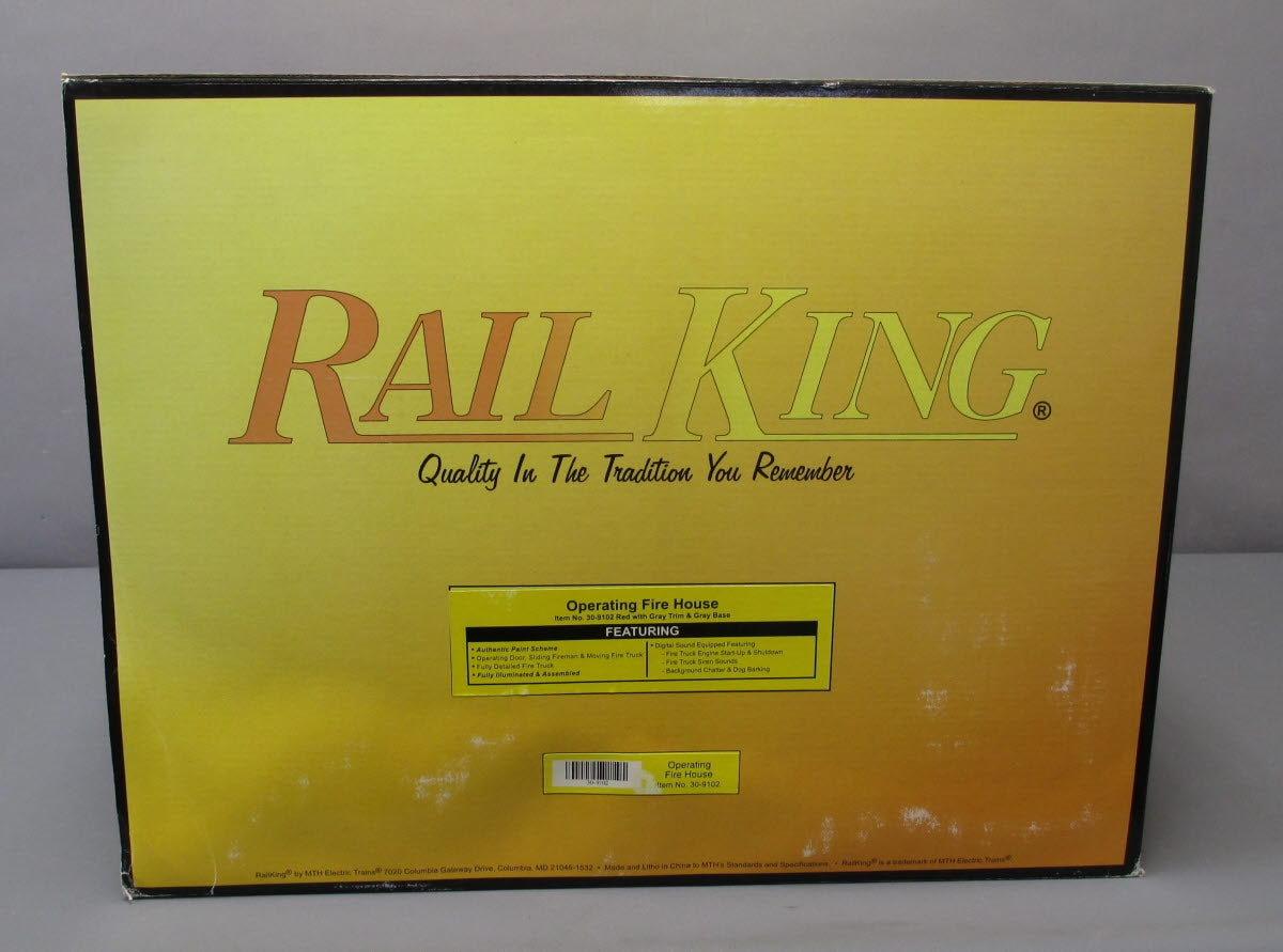 MTH 30-9102 O Gauge Operating Firehouse