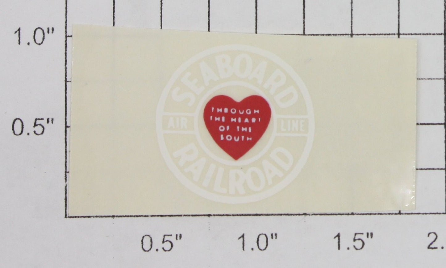 Lionel 601-42 "Through the Heart of the South" Seaboard Sticker Decal