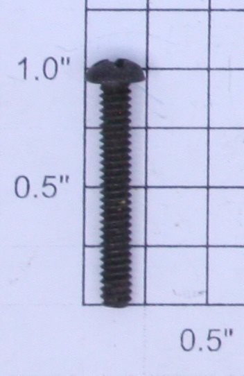 Lionel #6-32 x 7/8" Blackened Phillips Round Head Screw