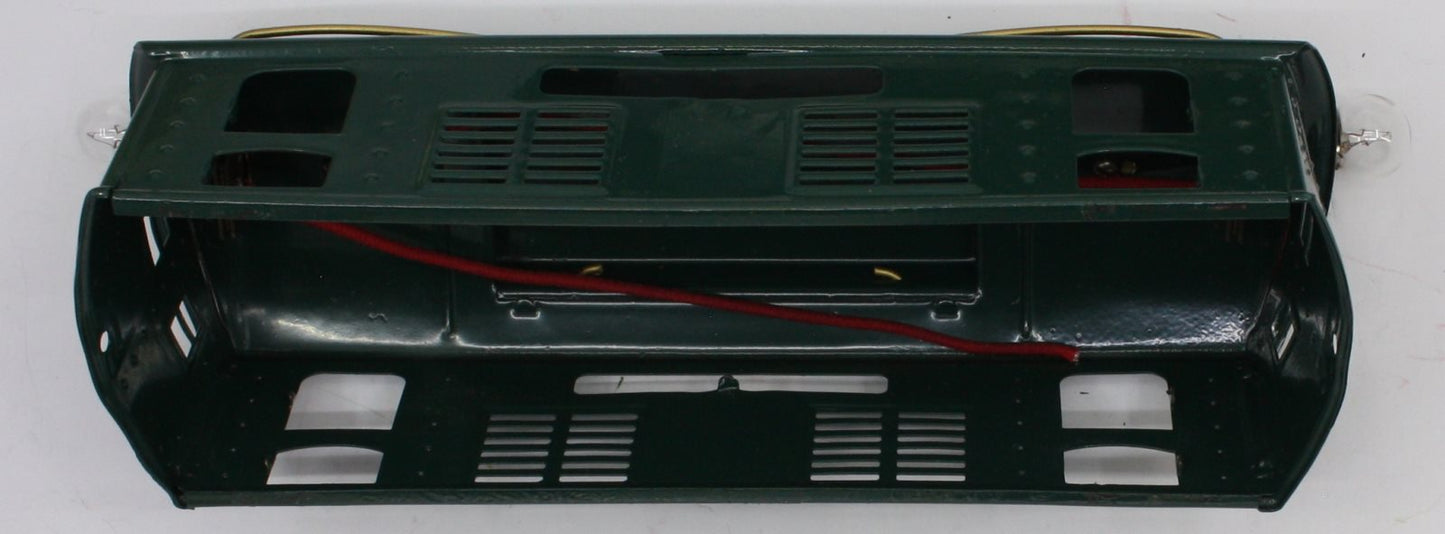 Lionel 253-30 O Gauge Dark Green Electric Locomotive Shell with Some Trim