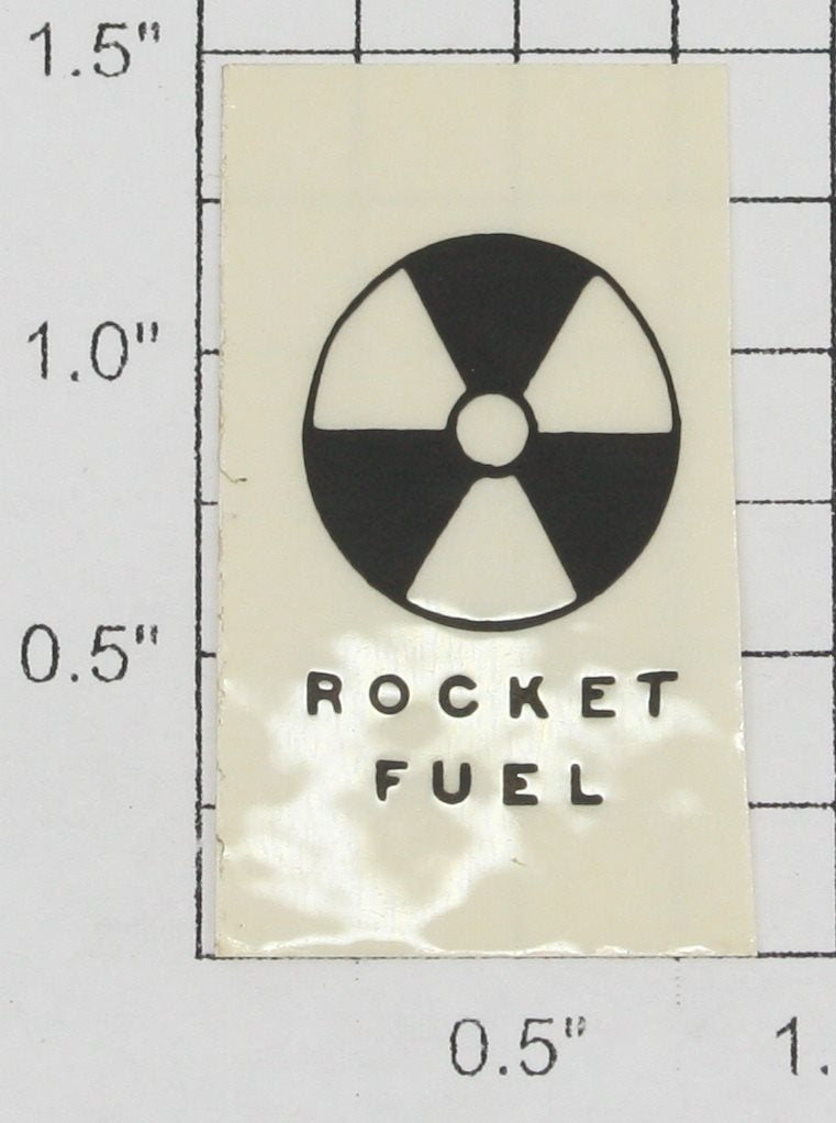 American Flyer 500-12 "Rocket Fuel" Boxcar Sticker Decal