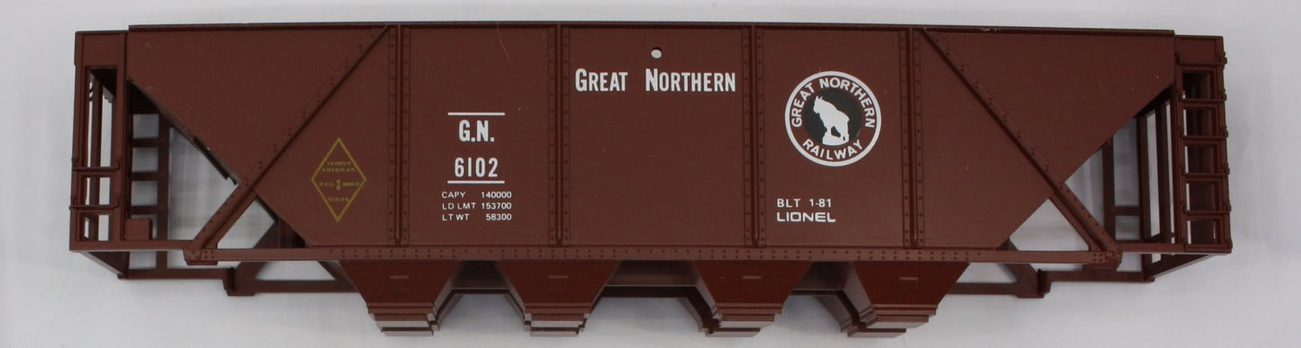 Lionel 6102-3 Brown Great Northern Railway Hopper Body