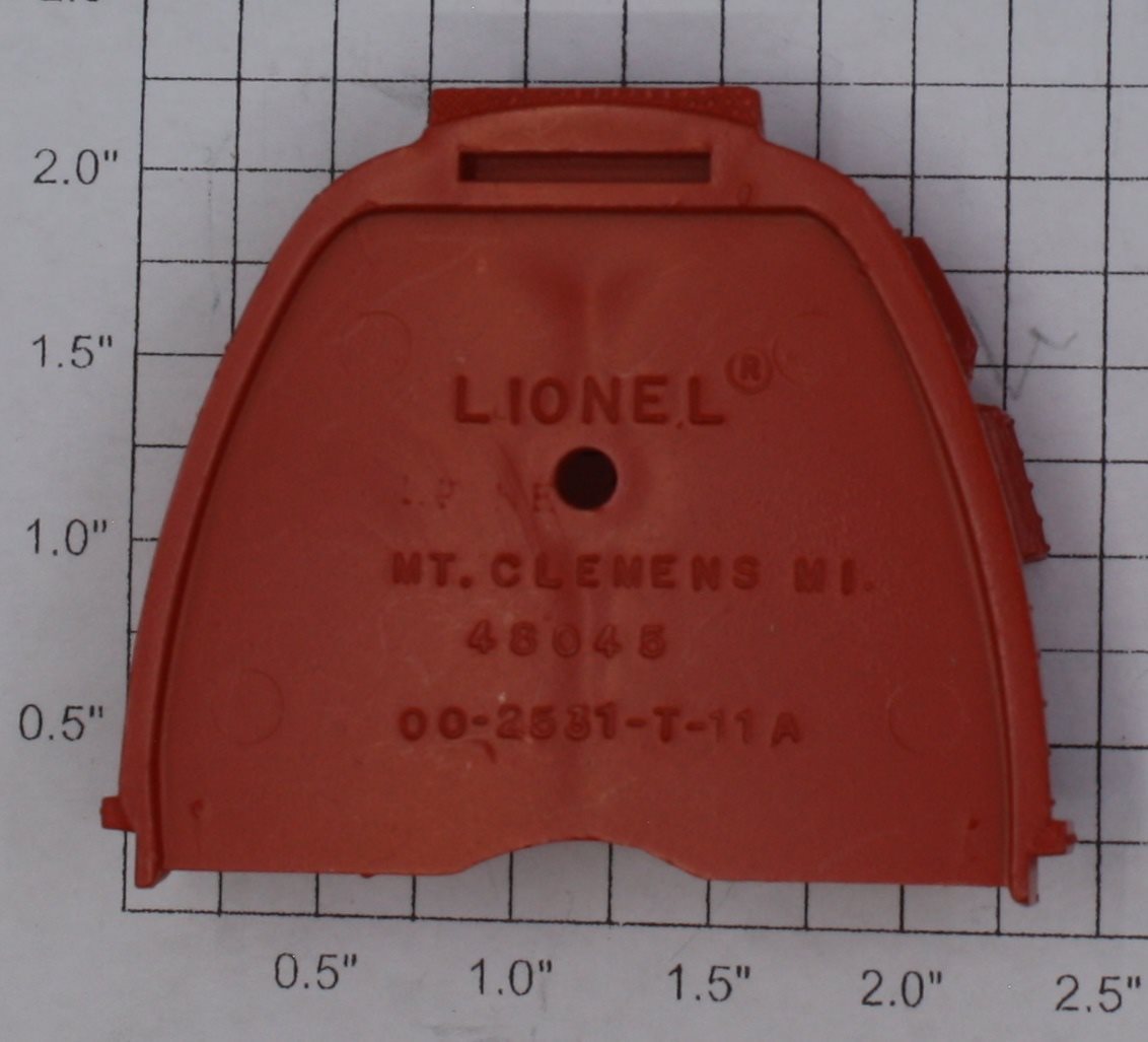 Lionel 9593-10 Red Front Skirt with Simulated Coupler
