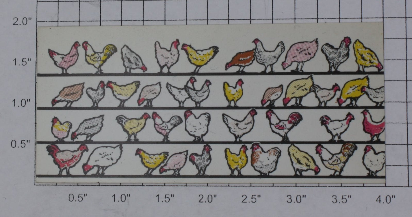 Lionel 6434-7 Poultry Car Chickens Side Panel Screen