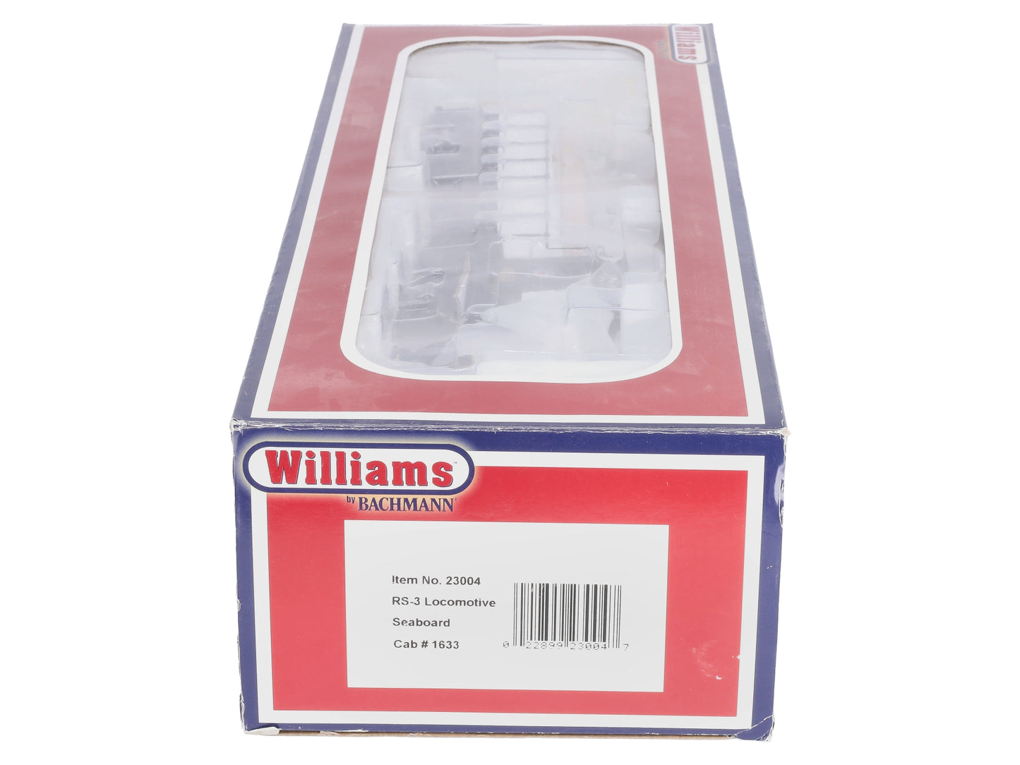 Williams 23004 O Gauge Seaboard Air Line ALCO RS3 3-Rail Diesel Locomotive #1633