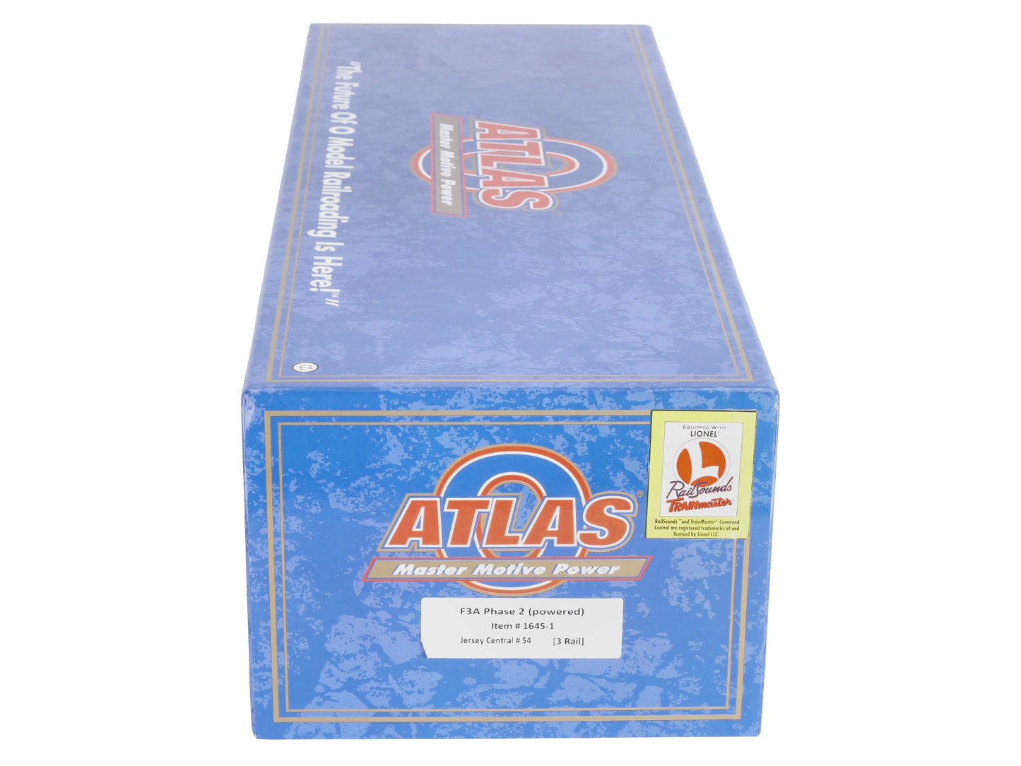 Atlas 1645-1 O CNJ F3 A Diesel Locomotive w/TMCC #54 - 3-Rail