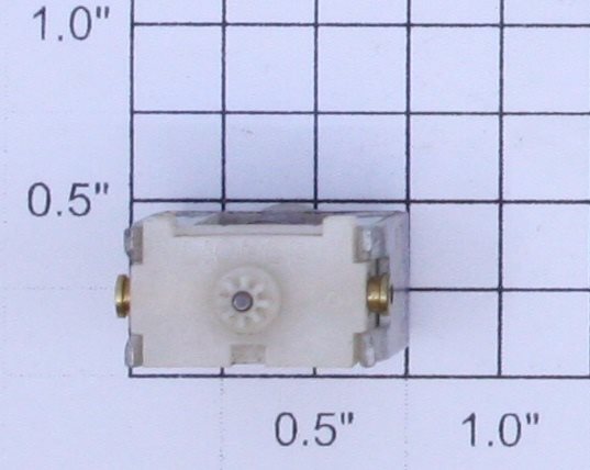 Lionel 724-138 550SH 12V DC Open Frame Flat Slot Car Motor w/ 8-Tooth Gear