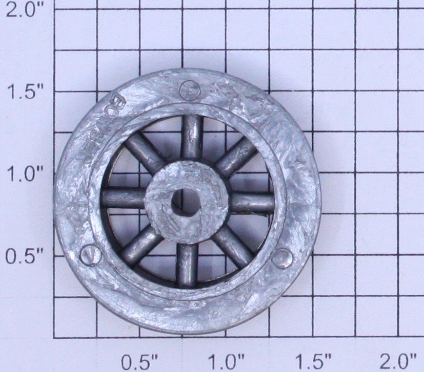 Lionel SL-95 Black 8-Spoked Plain Wheel