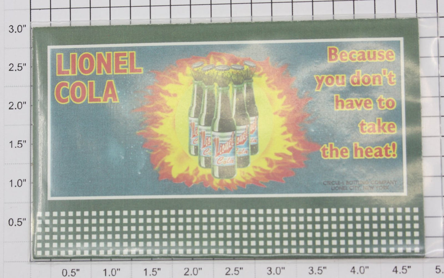 Lionel 310-24 "Lionel Cola" Modern Standard Lionel Billboard