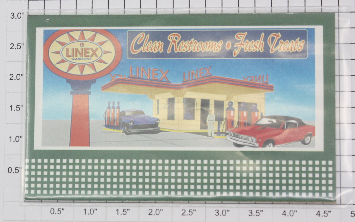 Lionel 310-26 "Linex Gasoline" Modern Lionel Billboard
