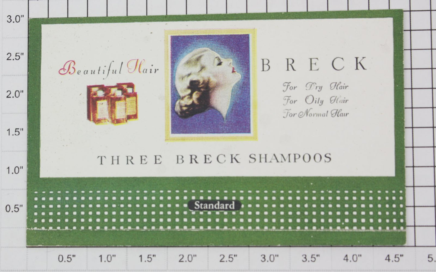 Lionel 310-28 "Beautiful Hair BRECK" Standard Lionel Billboard