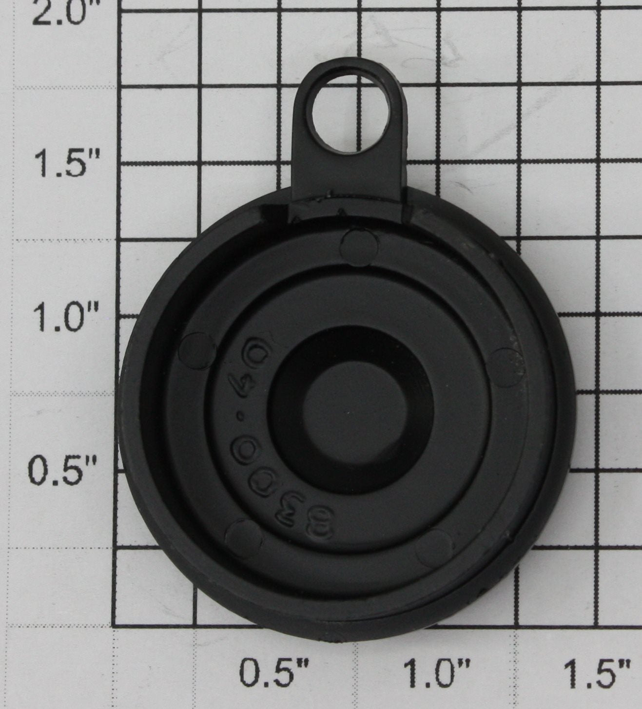 Lionel 8300-40 "#9" Black Boiler Front without Lens