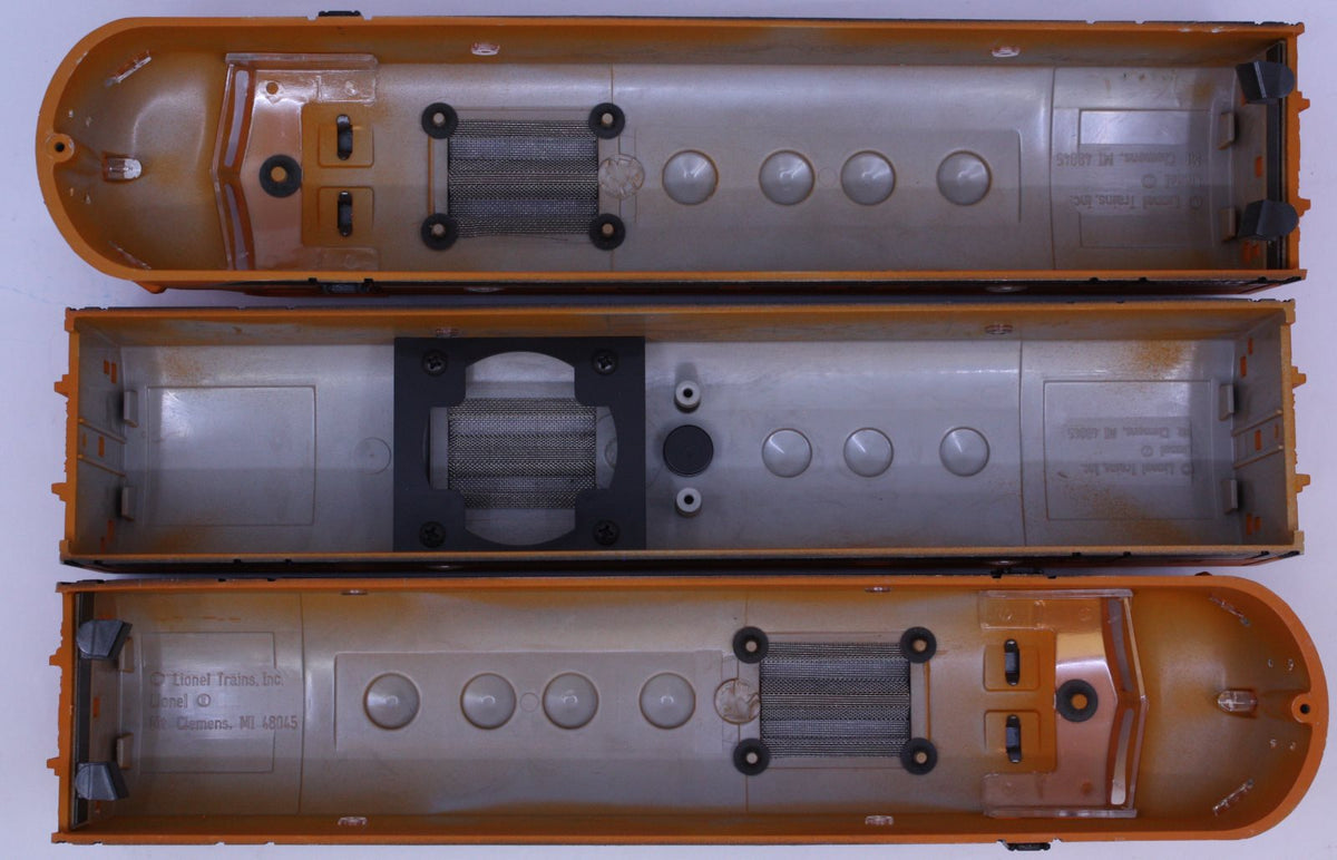 Lionel 11737-1 O Gauge TCA F3 ABA Diesel Locomotive Shells (Set of 3)