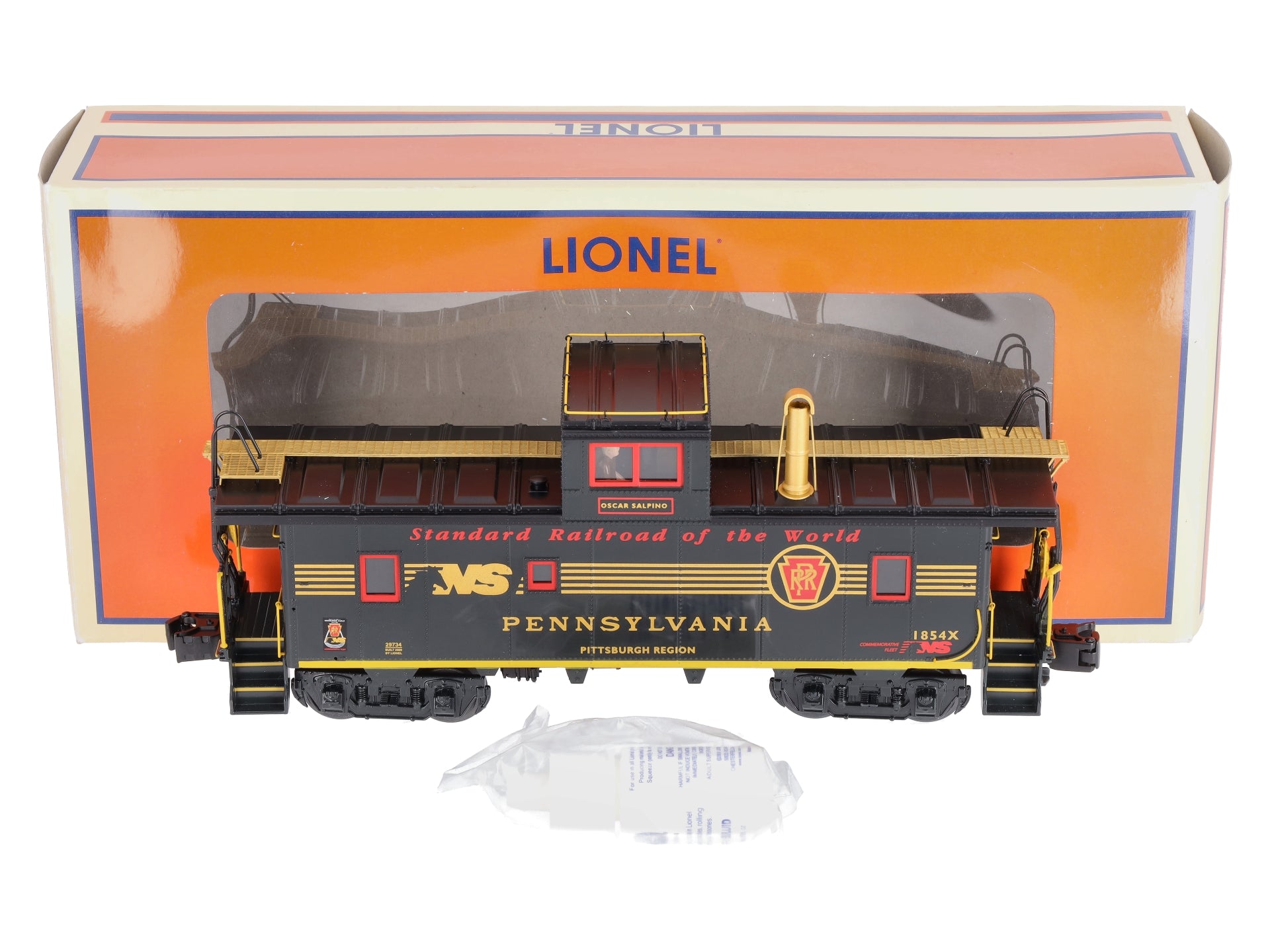 Lionel 6-29734 O Pennsylvania Heritage CA-4 Caboose #1854X – Trainz