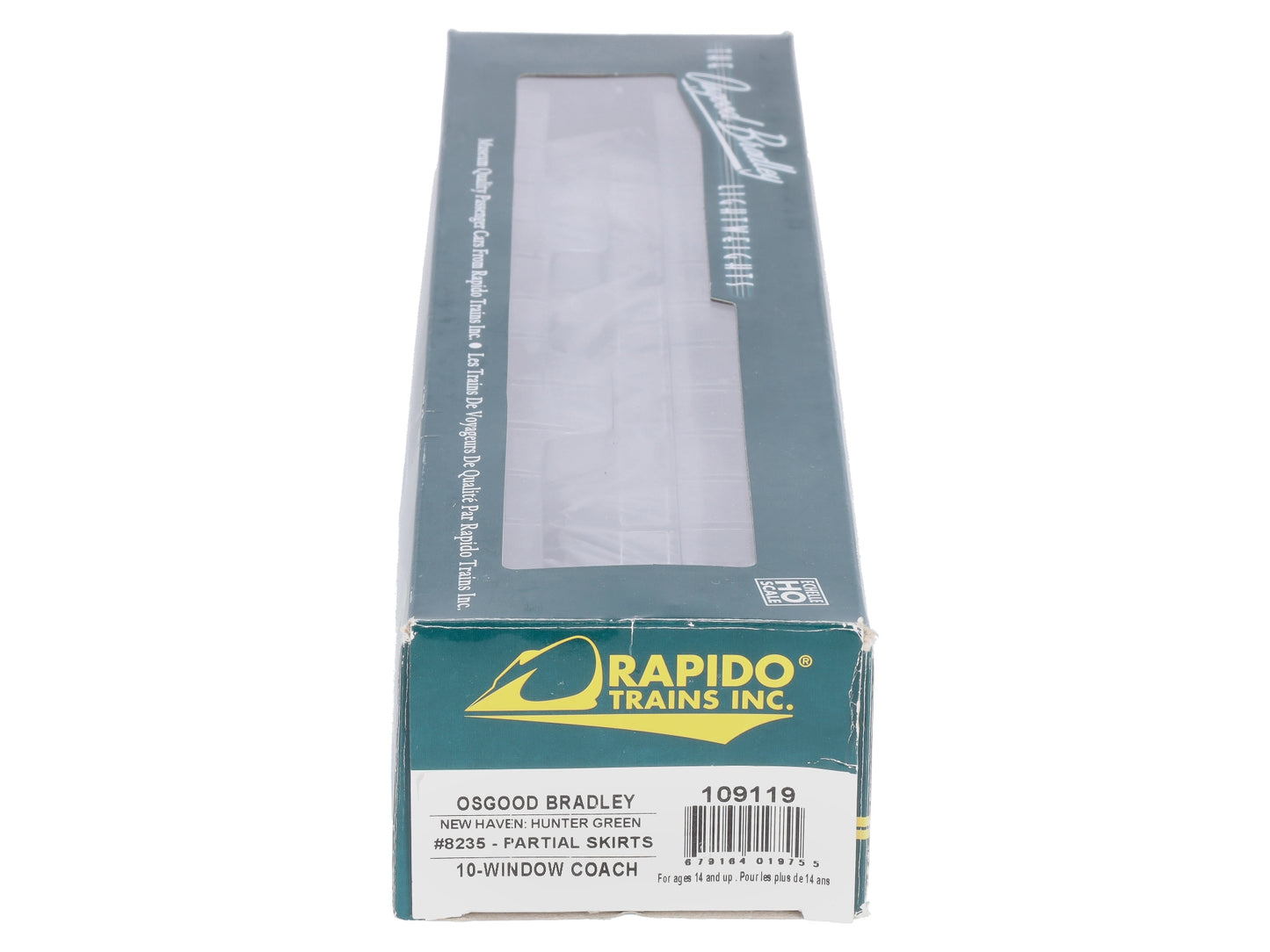 Rapido Trains 109119 HO New Haven 10-Window Coach #8235