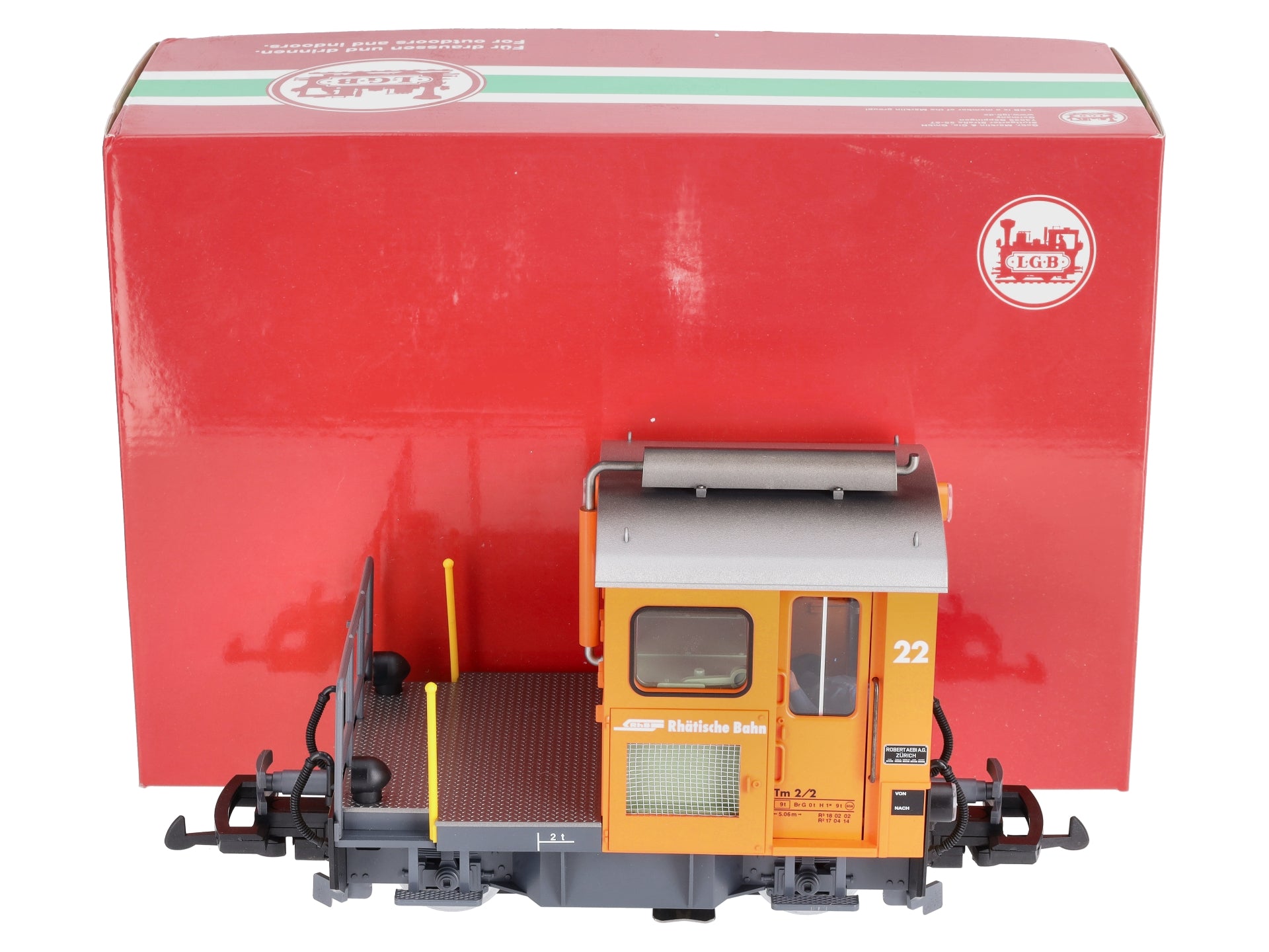 LGB 21411 G Rhaetian Railroad Switching Tractor Era VI Diesel