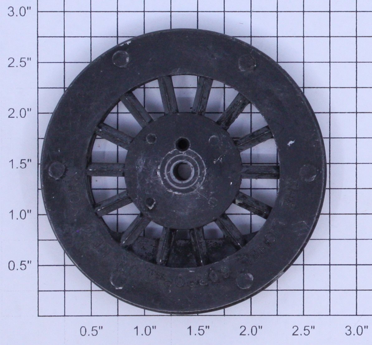 Lionel 400E-95 Spoked 2-3/4" Std. Gauge Steam Loco Wheel (6-40 Thread)