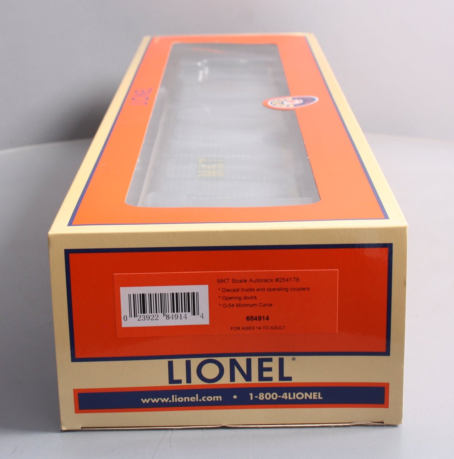 Lionel 6-84914 O Missouri Kansas Texas Autorack Car #254176