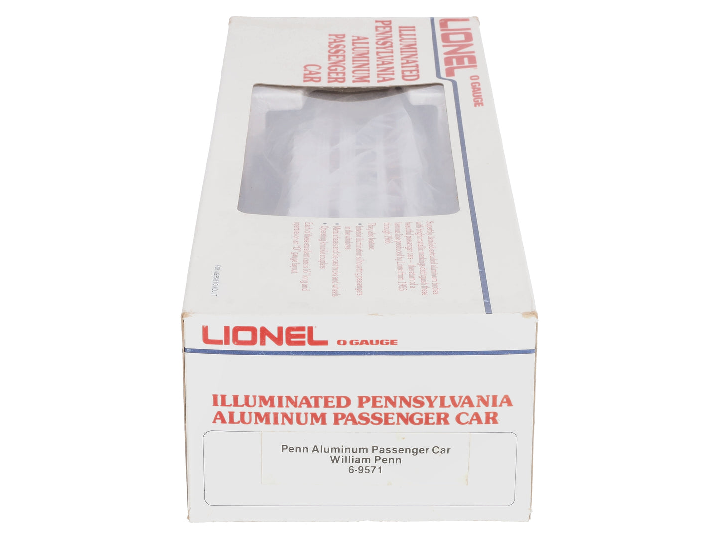 Lionel 6-9571 O Gauge Pennsylvania RR "William Penn" Aluminum Passenger Car LN/Box