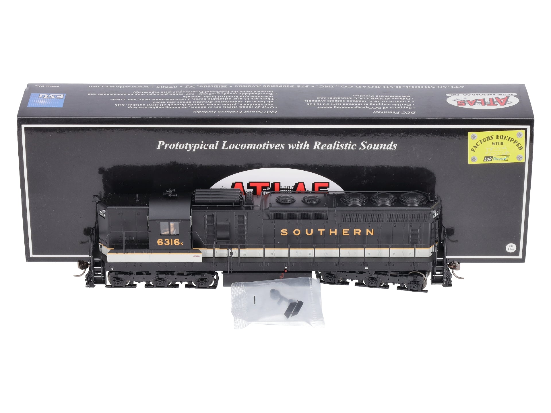 Atlas 10003759 HO SOU SD-24 High Nose Diesel Locomotive with Sound